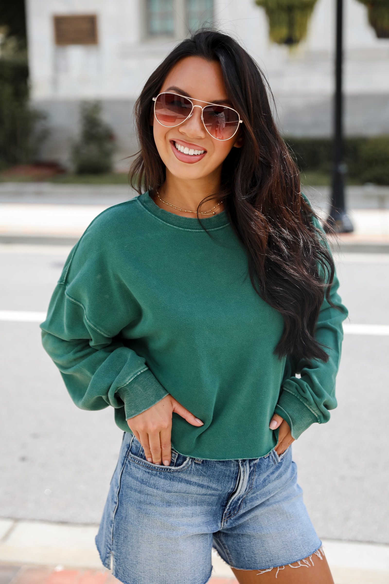 Chill Out Cropped Pullover - DU DEAL JR14