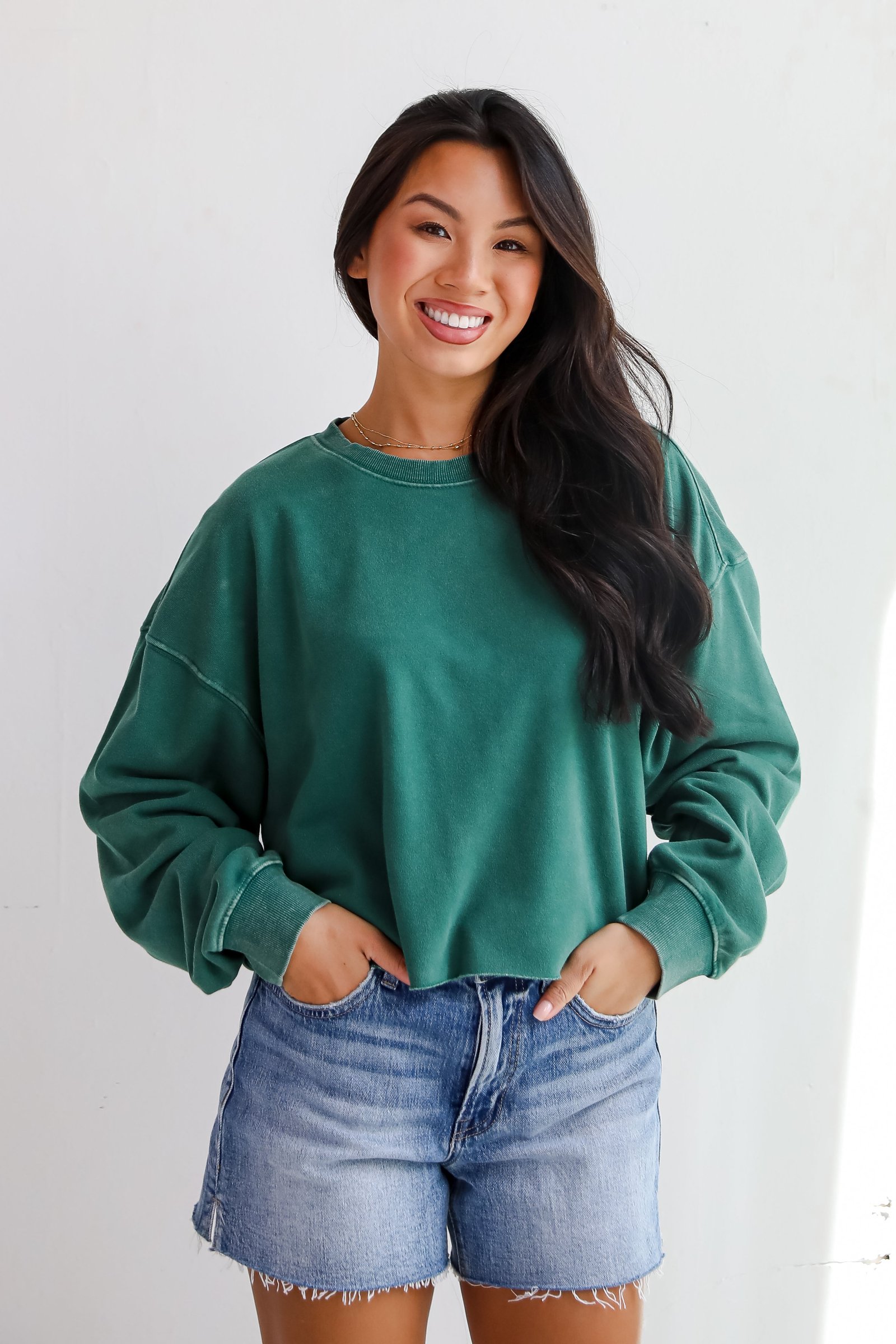 Chill Out Cropped Pullover - DU DEAL JR14