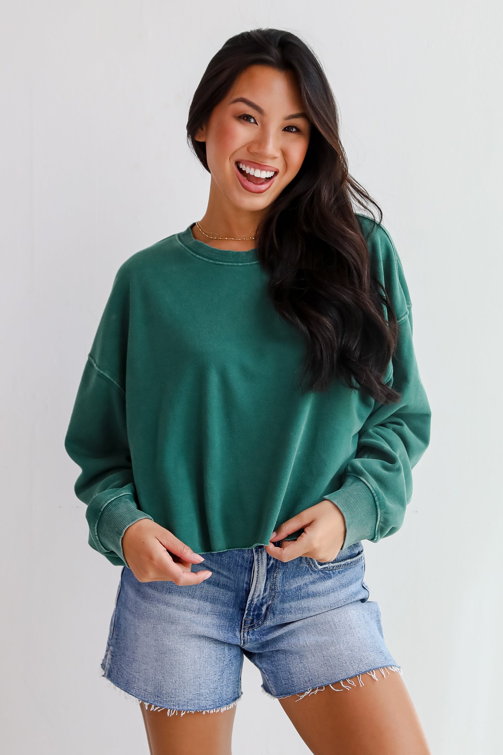 Chill Out Cropped Pullover - DU DEAL JR14