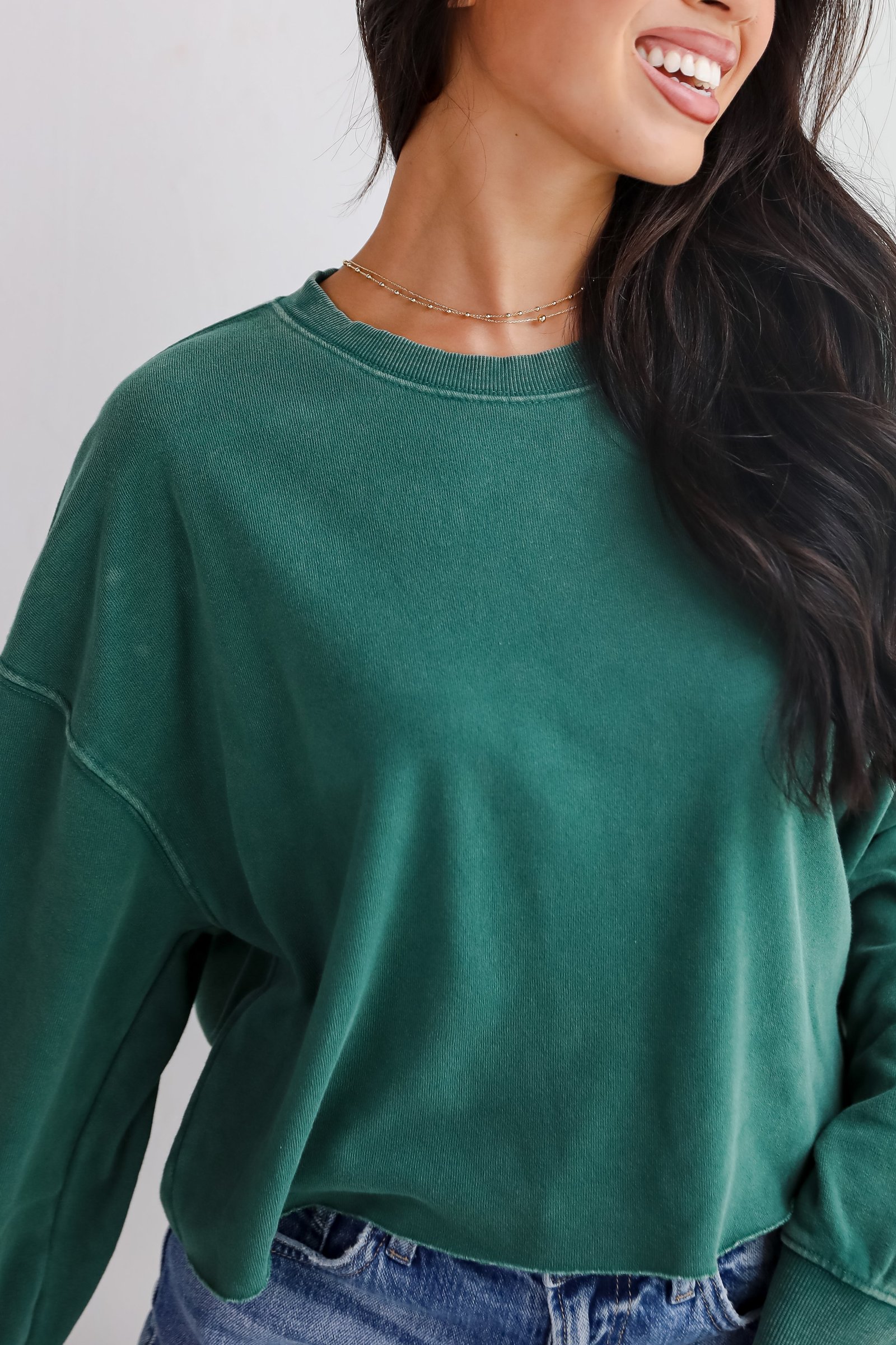 Chill Out Cropped Pullover - DU DEAL JR14