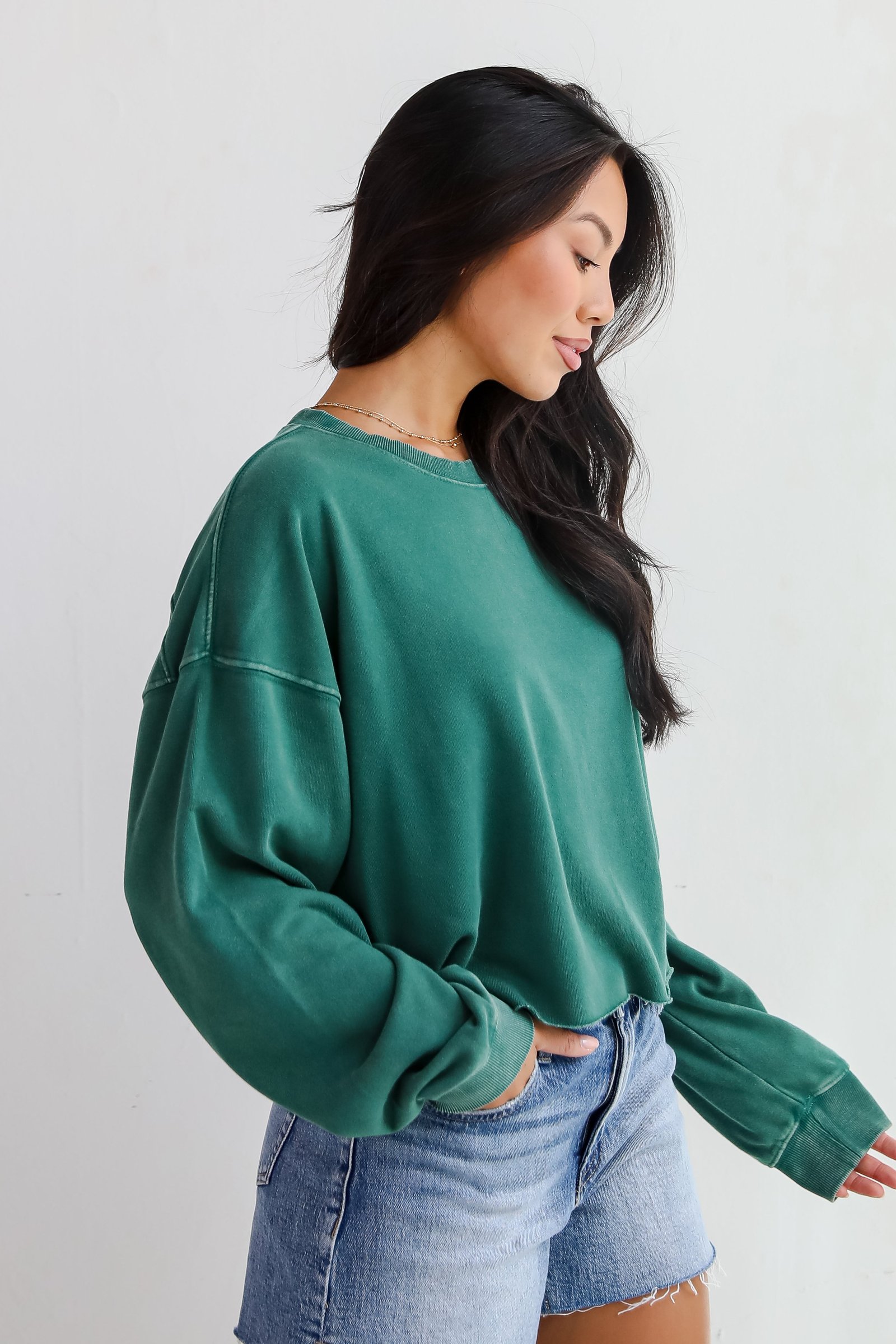 Chill Out Cropped Pullover - DU DEAL JR14