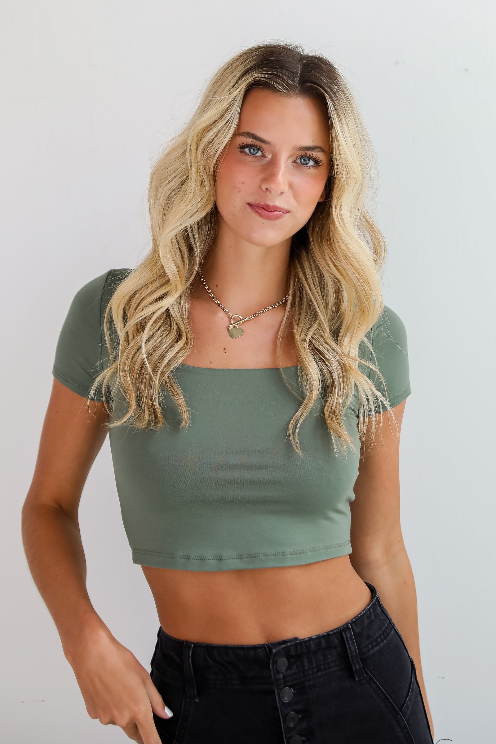 Penelope Everyday Cropped Tee - DU DEAL JR28